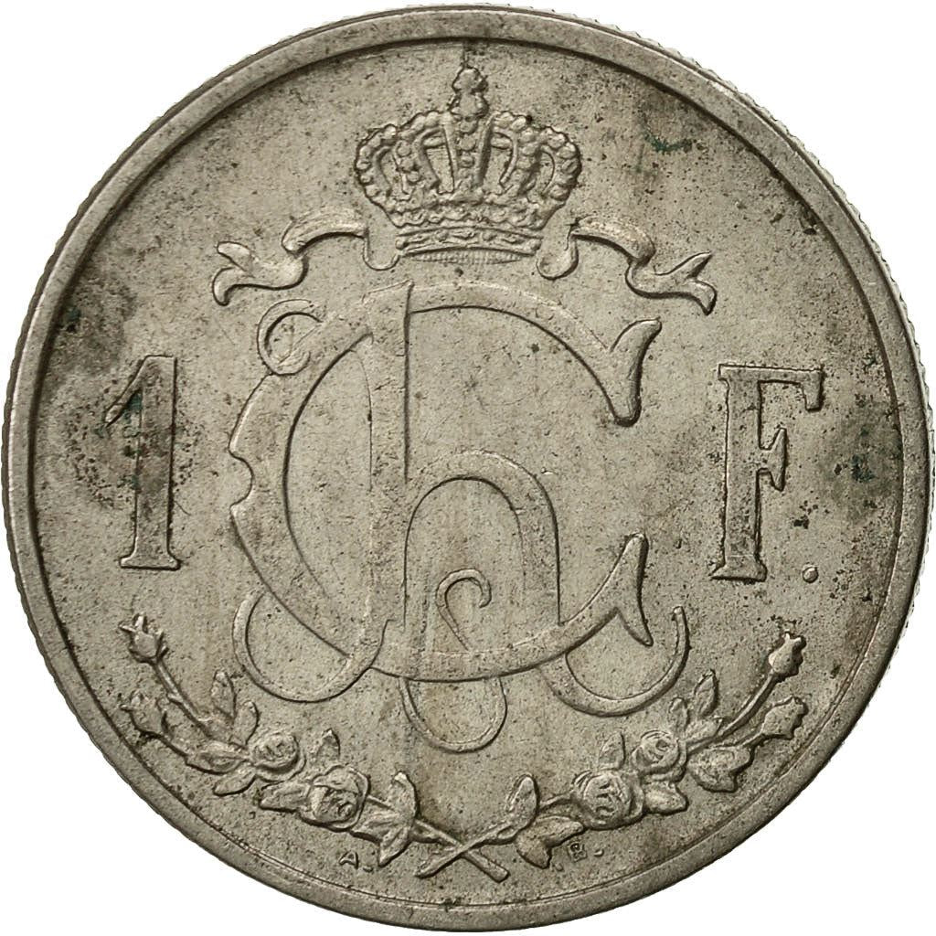 Luxembourg | 1 Franc Coin | Charlotte | KM46.1 | 1946 - 1947