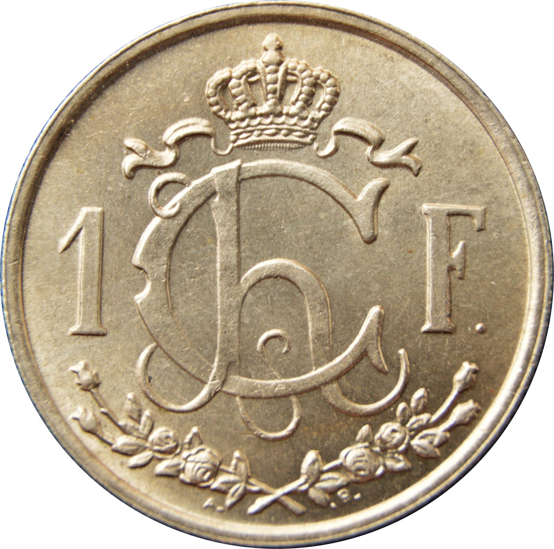 Luxembourg | 1 Franc Coin | Charlotte | KM46.1 | 1946 - 1947