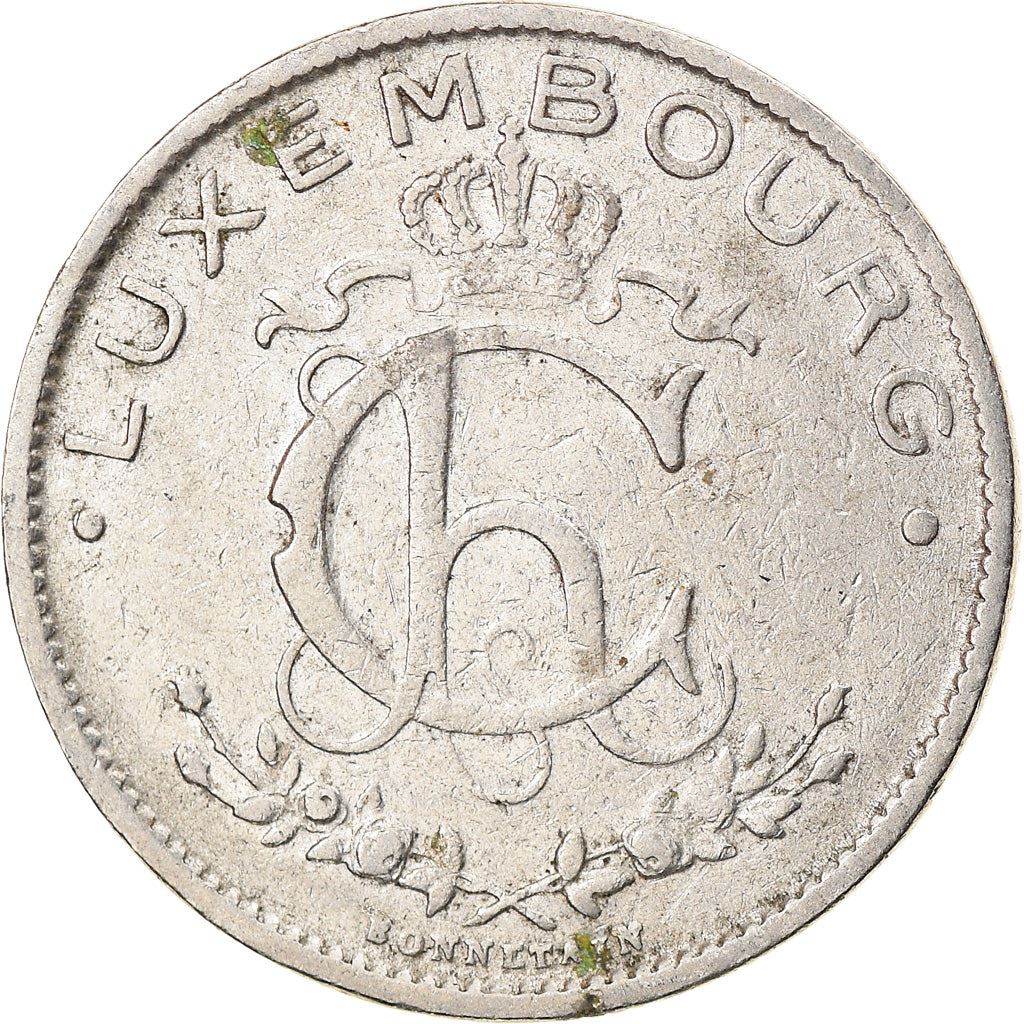 Luxembourg 1 Franc Coin | Grand Duchess Charlotte | 1924 - 1935