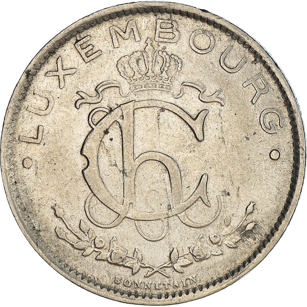 Luxembourg 1 Franc Coin | Grand Duchess Charlotte | 1924 - 1935