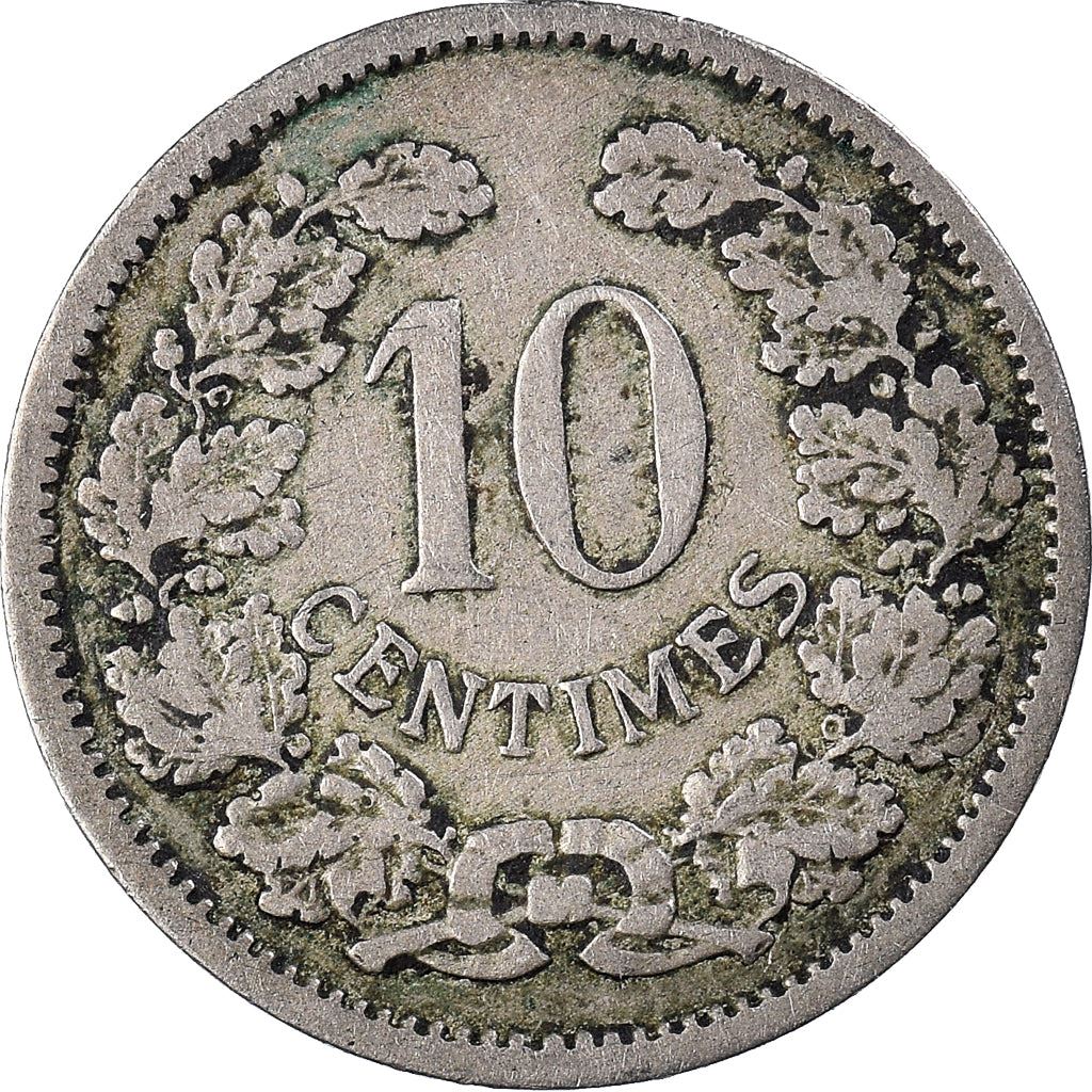 Luxembourg | 10 Centimes Coin | Adolphe | KM25 | 1901