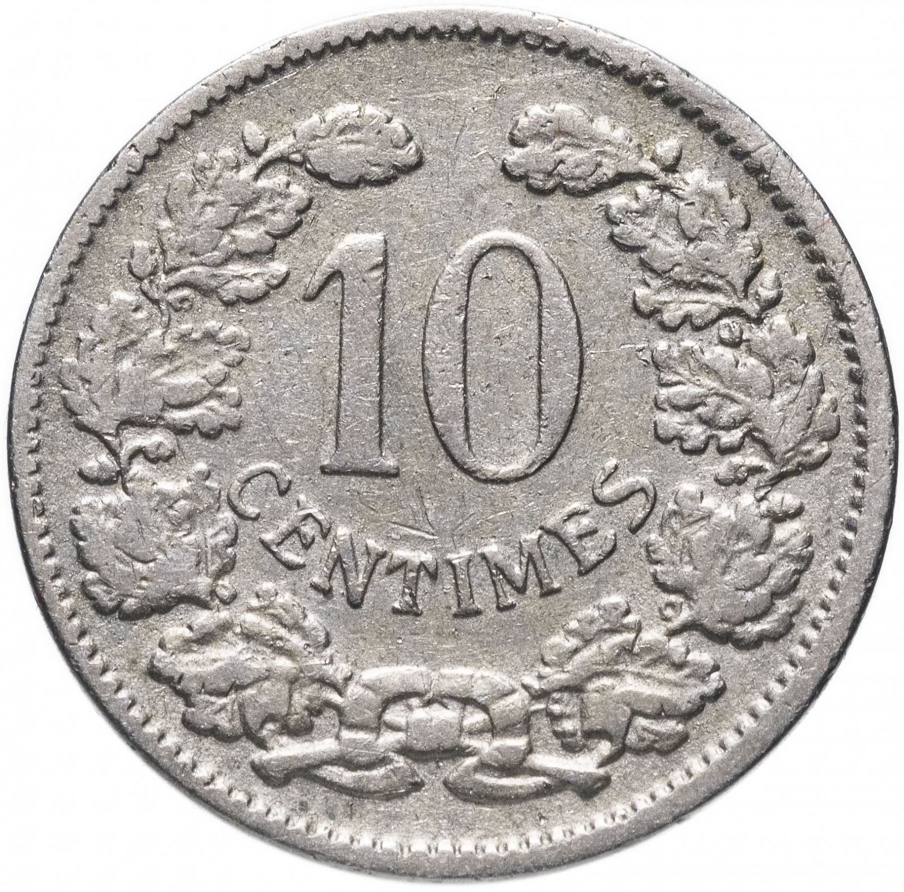 Luxembourg | 10 Centimes Coin | Adolphe | KM25 | 1901