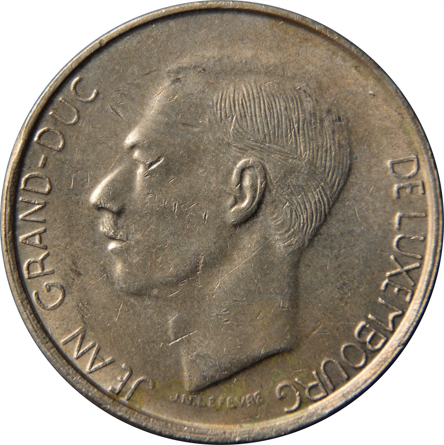 Luxembourg | 20 Francs Coin | Prince Jean | 1990 - 1995