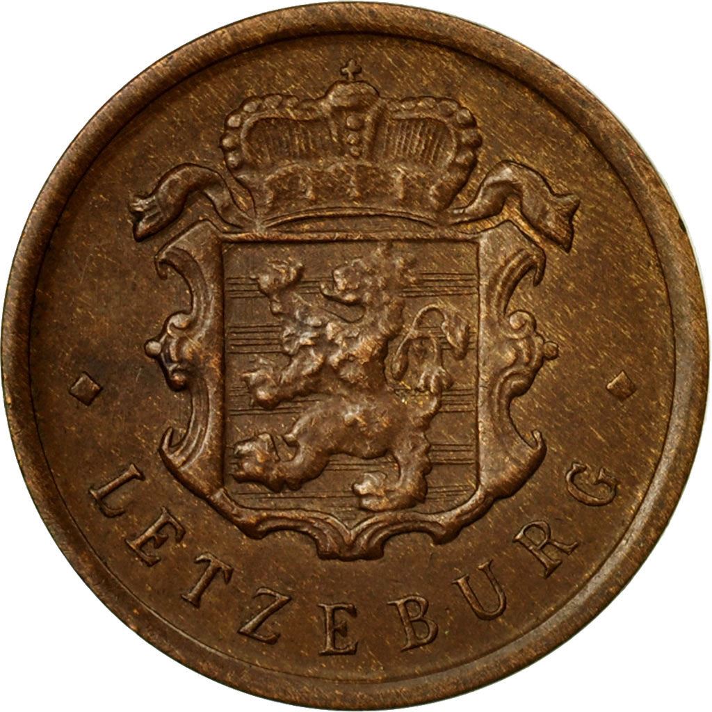 Luxembourg 25 Centimes Coin | Grand Duchess Charlotte | KM45 | 1946 - 1947