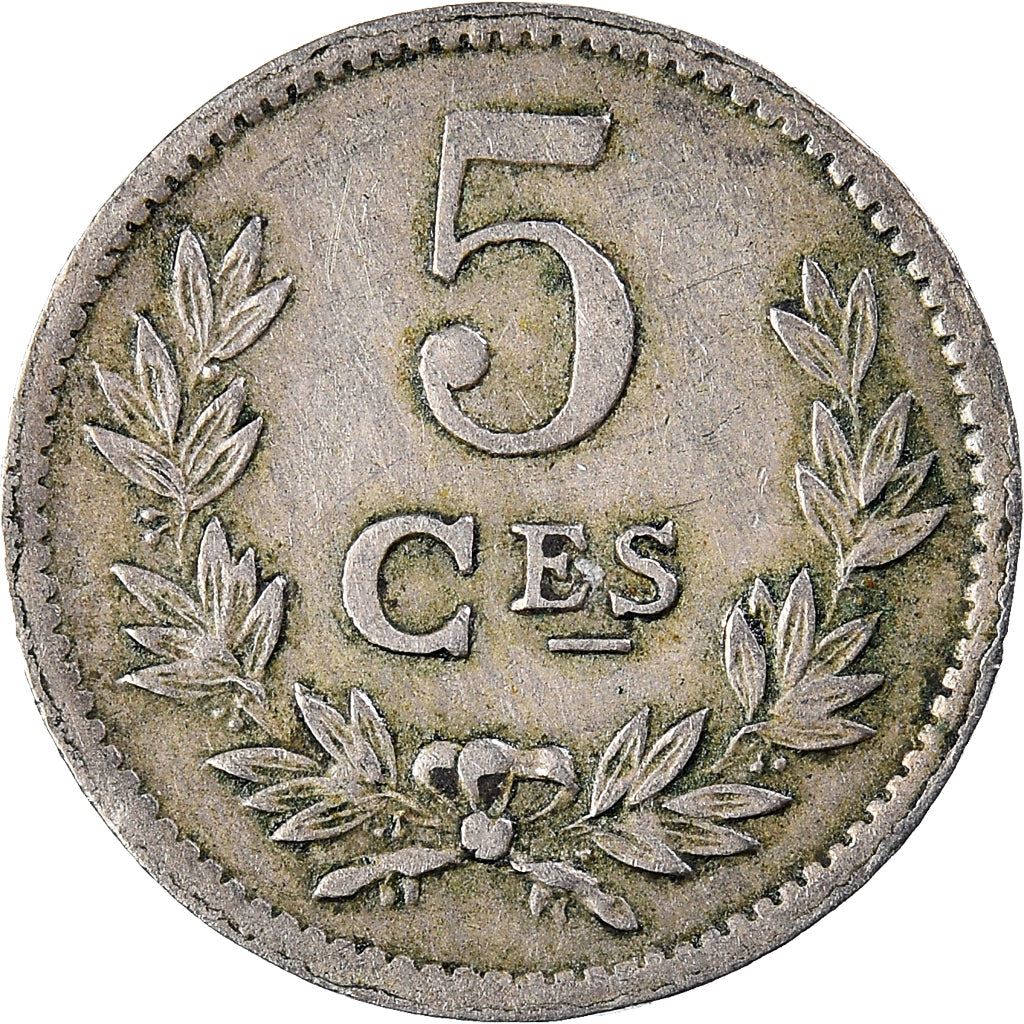 Luxembourg | 5 Centimes Coin | Charlotte | KM33 | 1924