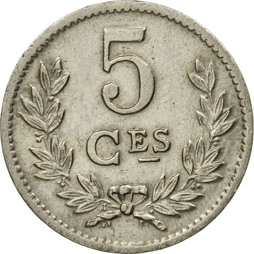 Luxembourg | 5 Centimes Coin | Charlotte | KM33 | 1924