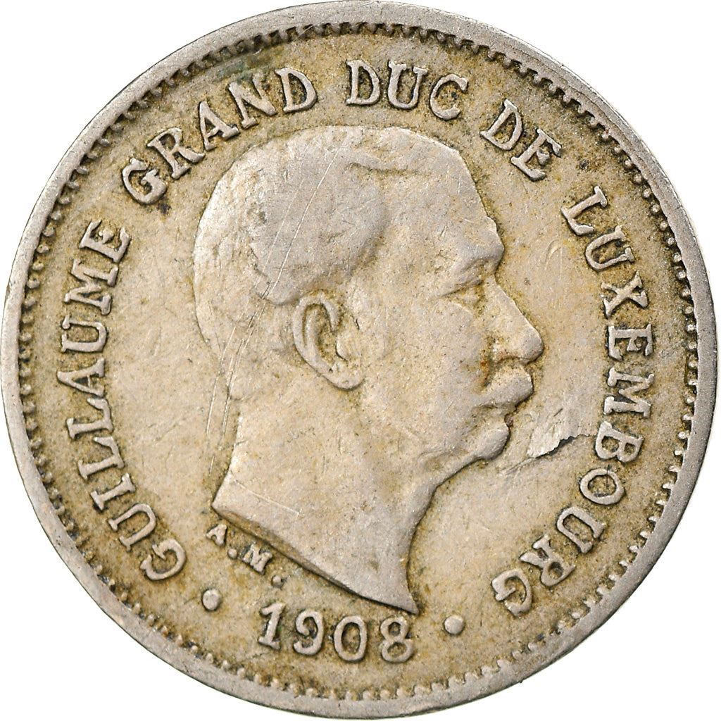 Luxembourg | 5 Centimes Coin | Guillaume IV | William IV | KM26 | 1908