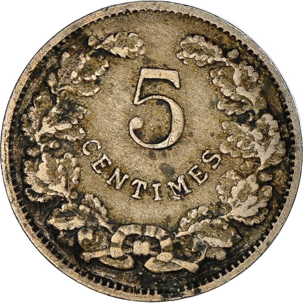 Luxembourg | 5 Centimes Coin | Guillaume IV | William IV | KM26 | 1908