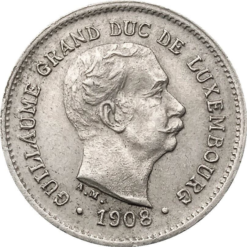 Luxembourg | 5 Centimes Coin | Guillaume IV | William IV | KM26 | 1908