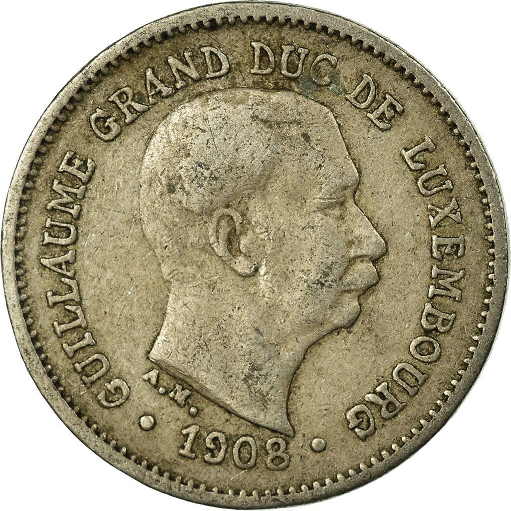 Luxembourg | 5 Centimes Coin | Guillaume IV | William IV | KM26 | 1908