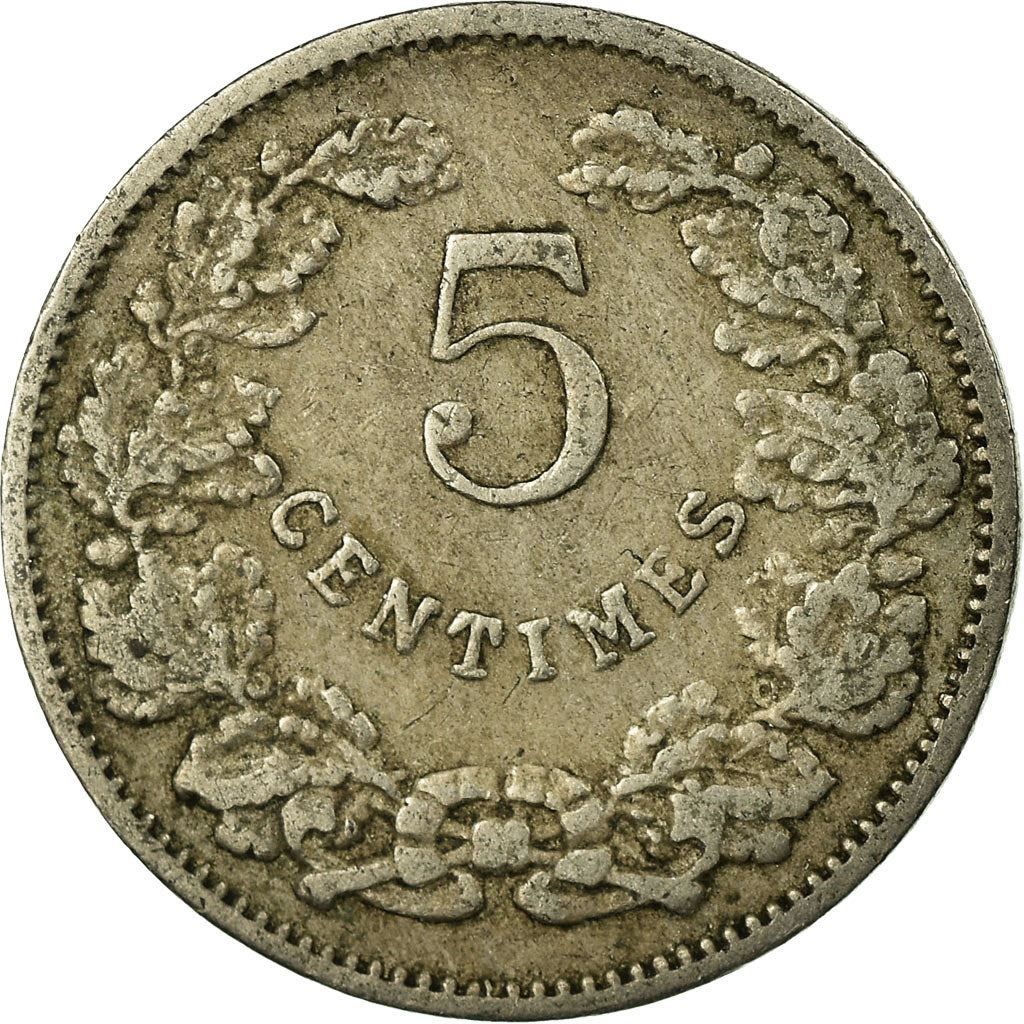 Luxembourg | 5 Centimes Coin | Guillaume IV | William IV | KM26 | 1908