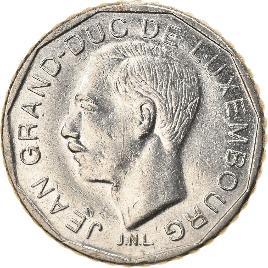 Luxembourg | 50 Francs Coin | Prince Jean | KM62 | 1987 - 1989