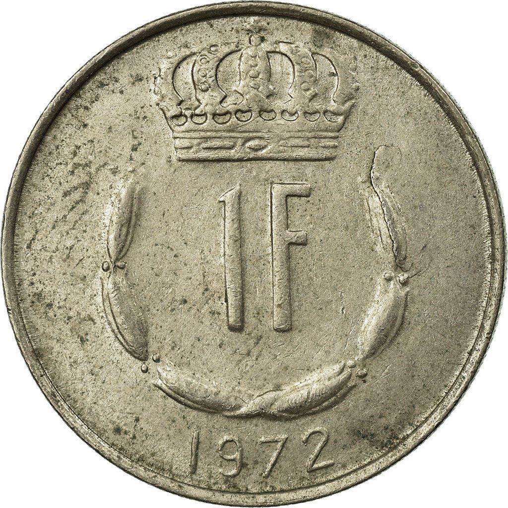 Luxembourg Coin Luxembourger 1 Franc | Prince Jean | KM55 | 1965 - 1984