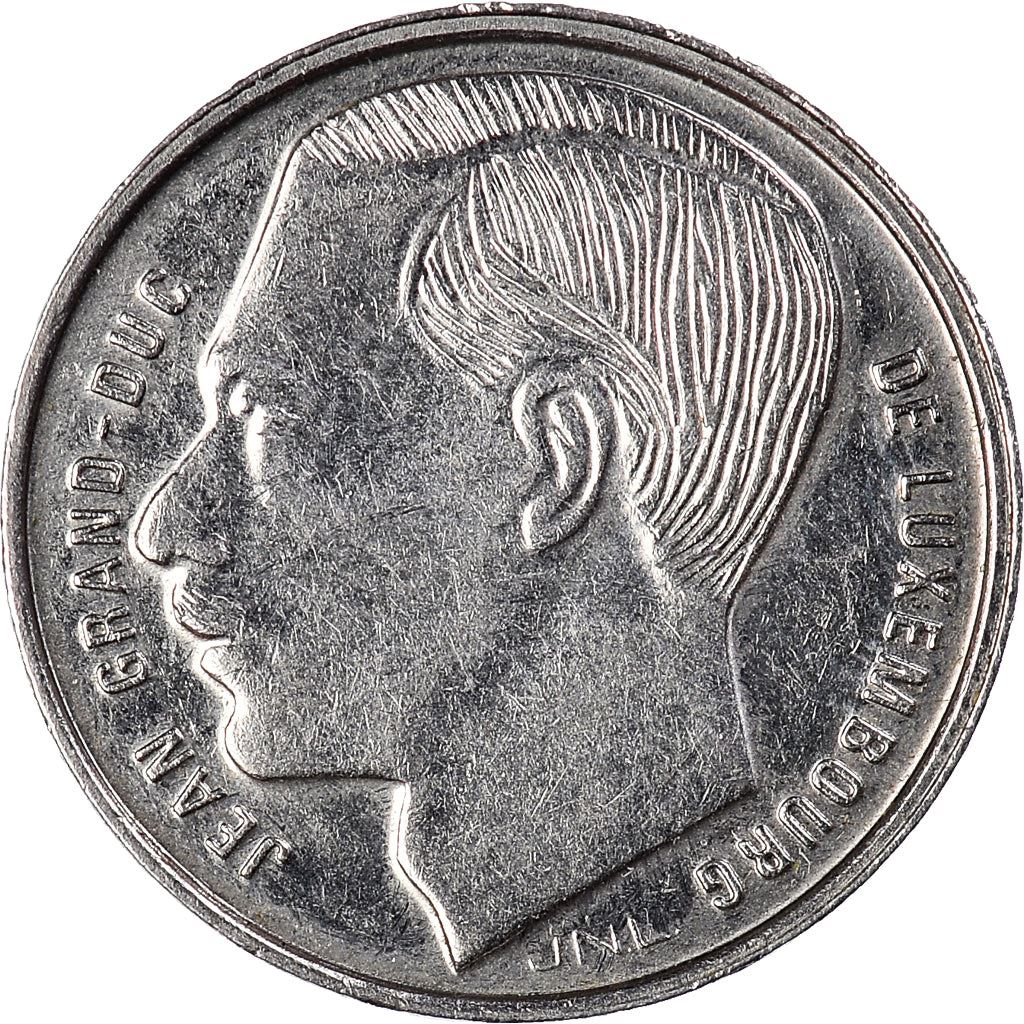 Luxembourg Coin Luxembourger 1 Franc | Prince Jean | KM63 | 1988 - 1995