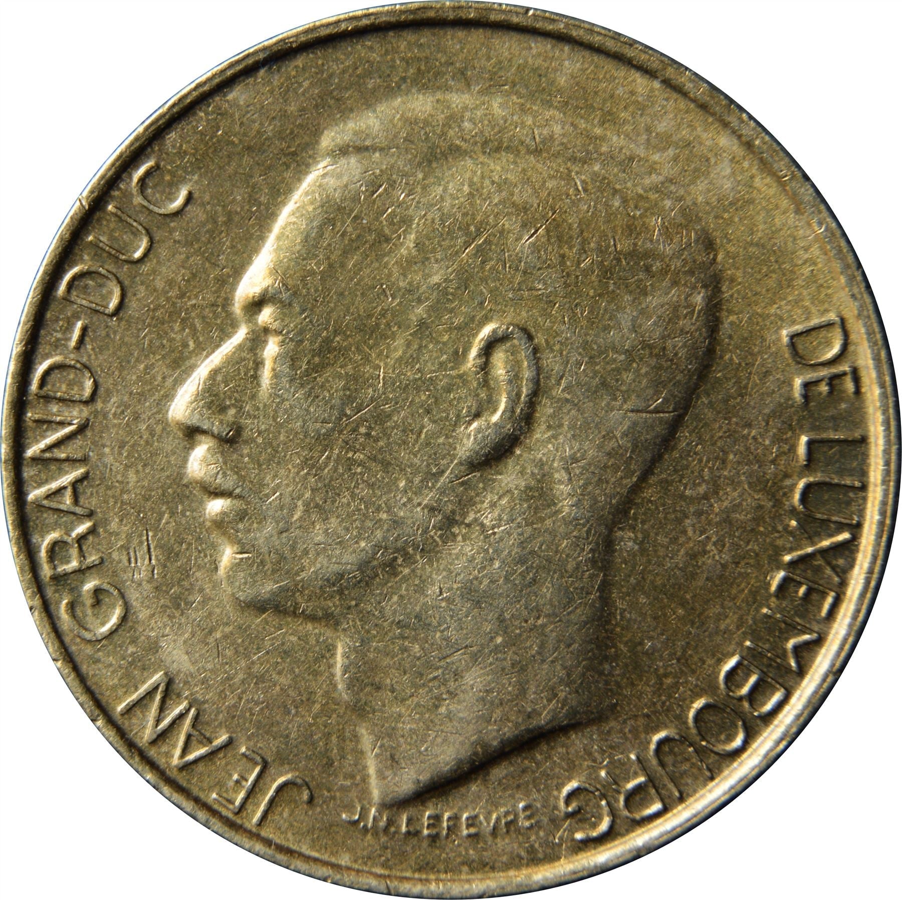 Luxembourg Coin Luxembourger 5 Francs | Prince Jean | KM65 | 1989 - 1995