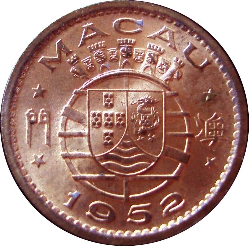 Macau | 10 Avos Coin | KM2 | 1952