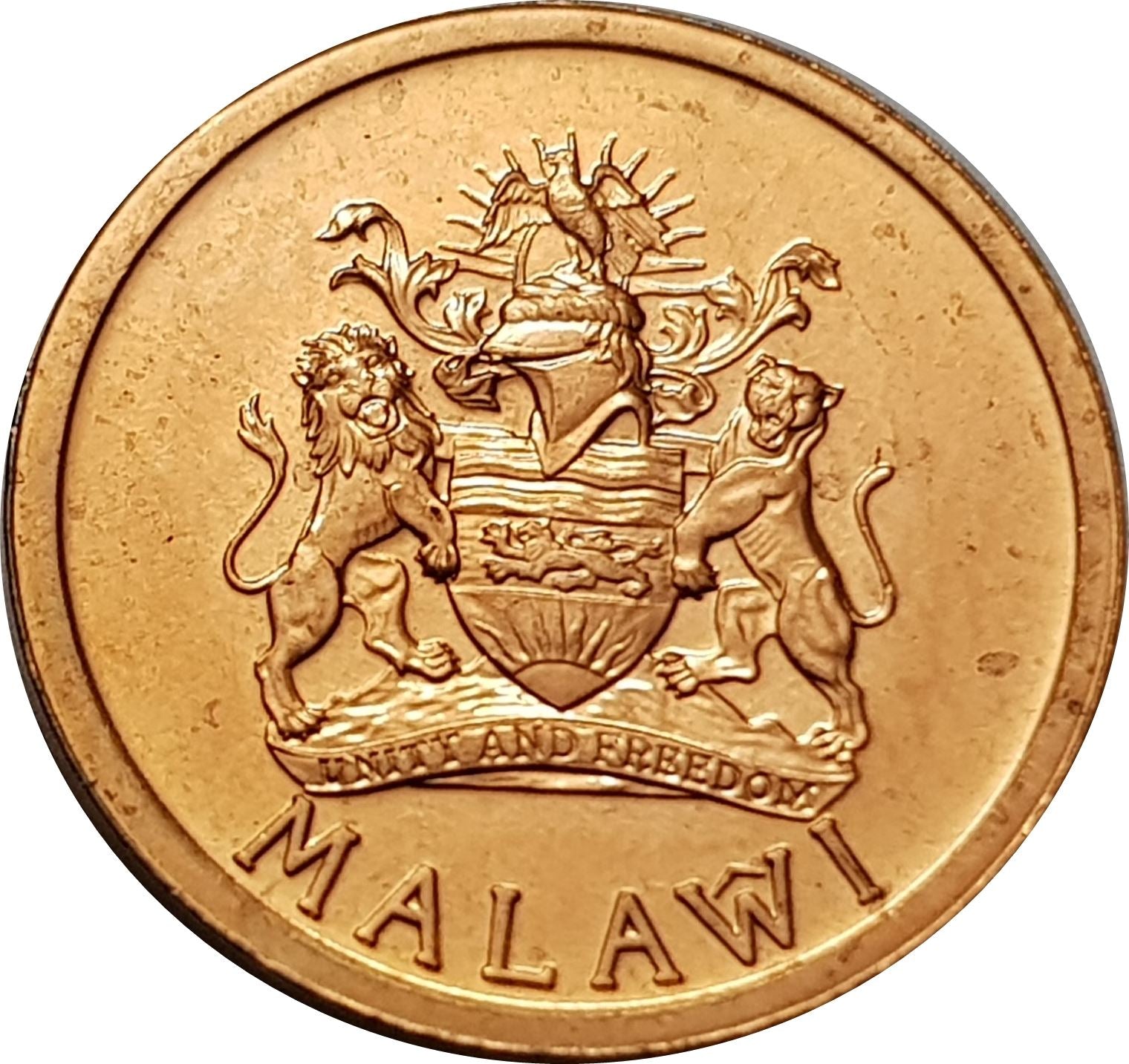 Malawi Coin Malawian 1 Tambala Coin | Tilapia Fish | KM33 | 1995