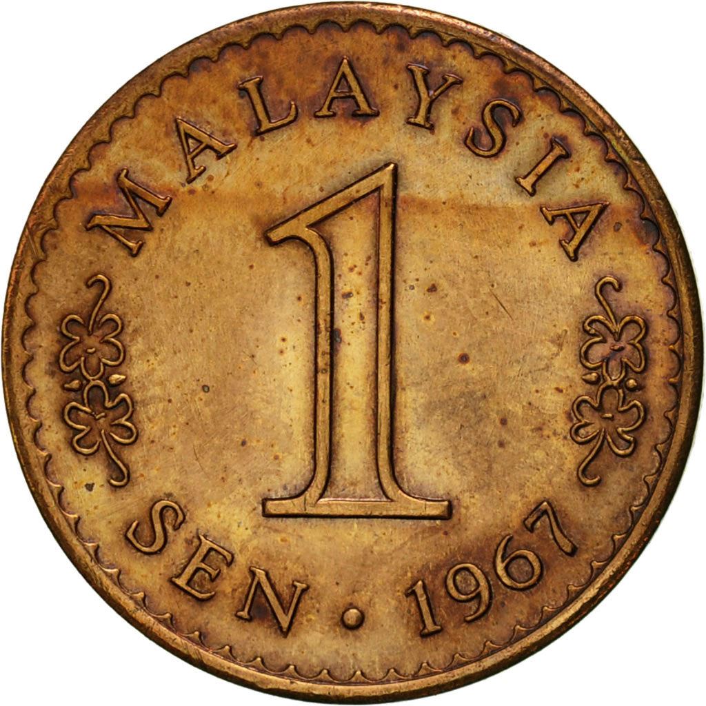 Malaysia | 1 Sen Coin | Parliament house | Km:1 | 1967 - 1981