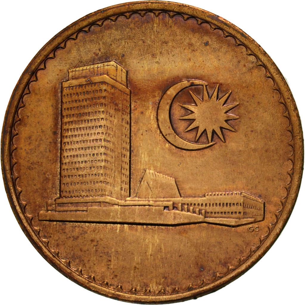 Malaysia | 1 Sen Coin | Parliament house | Km:1 | 1967 - 1981