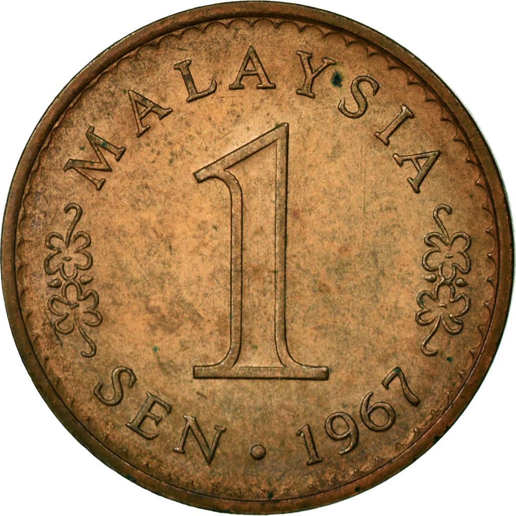 Malaysia | 1 Sen Coin | Parliament house | Km:1 | 1967 - 1981