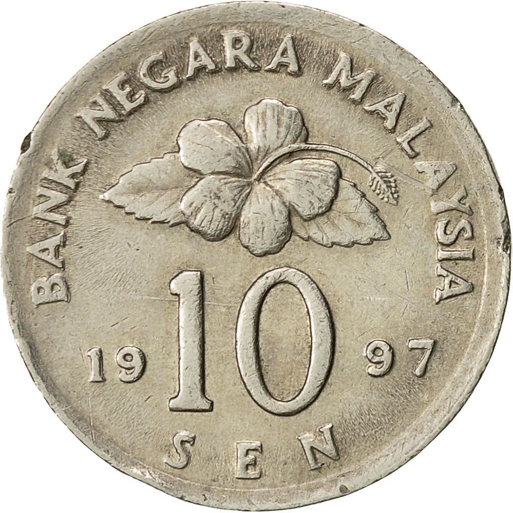 Malaysia | 10 Sen Coin | Congkak | Km:51 | 1989 - 2011