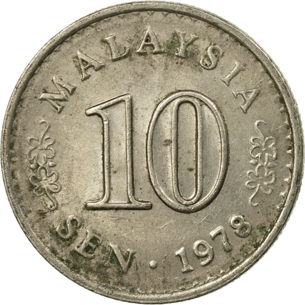 Malaysia | 10 Sen Coin | Parliament building | Km:3 | 1967 - 1988