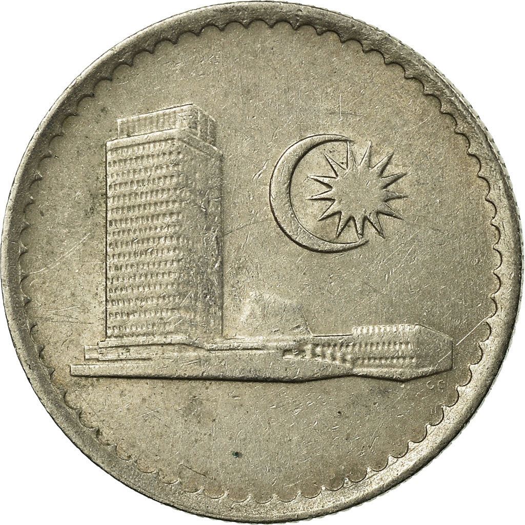 Malaysia | 5 Sen Coin | Parliament building | Km:2 | 1967 - 1988