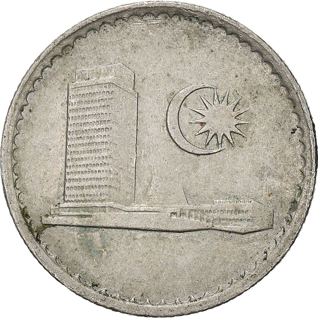 Malaysia | 5 Sen Coin | Parliament building | Km:2 | 1967 - 1988