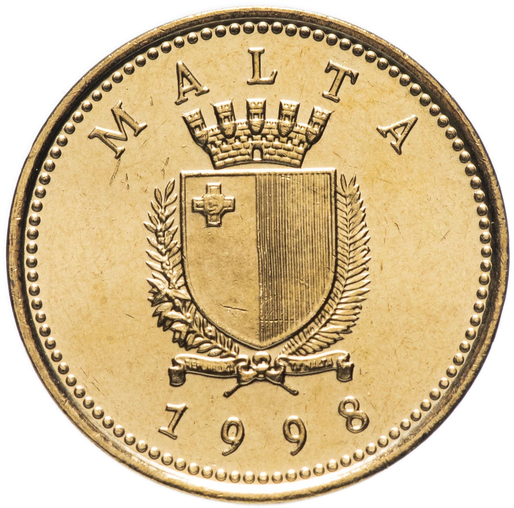 Malta Coin Maltese 1 Cent | Weasel | KM93 | 1991 - 2007