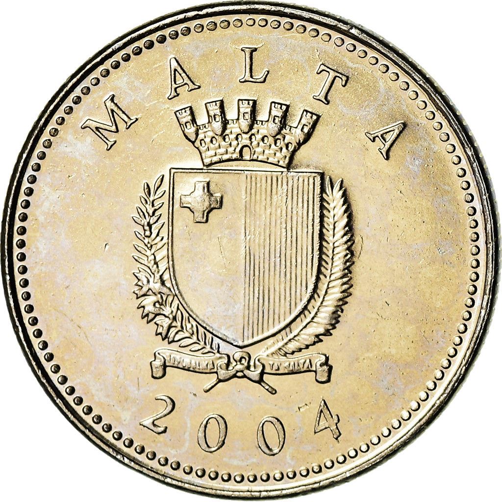 Malta Coin Maltese 2 Cents | Olive Branch | KM94 | 1991 - 2007