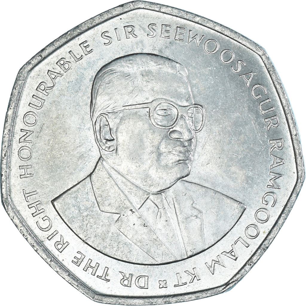 Mauritius 10 Rupees - Seewoosagur Ramgoolam | Sugar Cane Coin | KM61 | 1997 - 2016