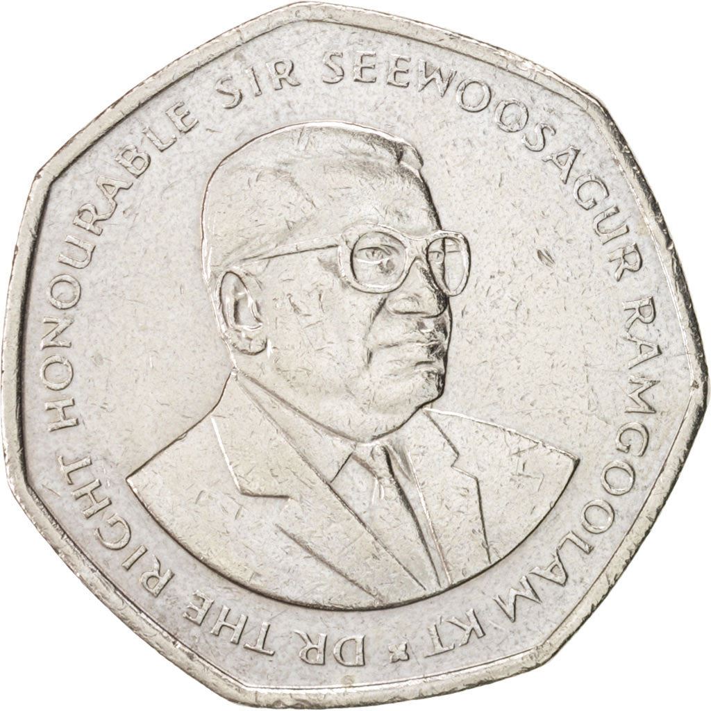 Mauritius 10 Rupees - Seewoosagur Ramgoolam | Sugar Cane Coin | KM61 | 1997 - 2016