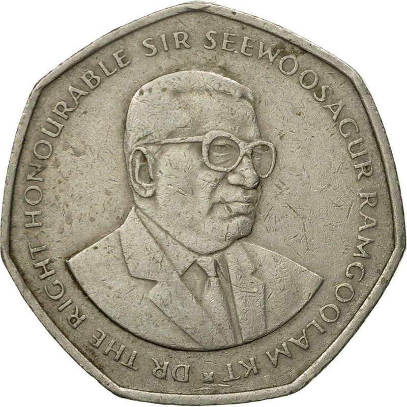Mauritius 10 Rupees - Seewoosagur Ramgoolam | Sugar Cane Coin | KM61 | 1997 - 2016