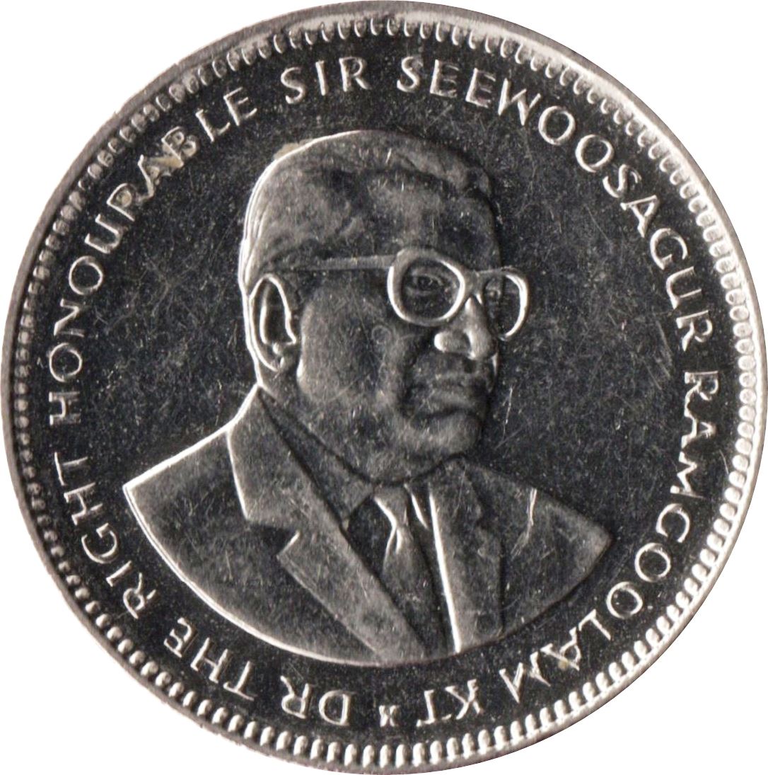 Mauritius ½ Rupee - Seewoosagur Ramgoolam | Stag Coin | KM54 | 1987 - 2016