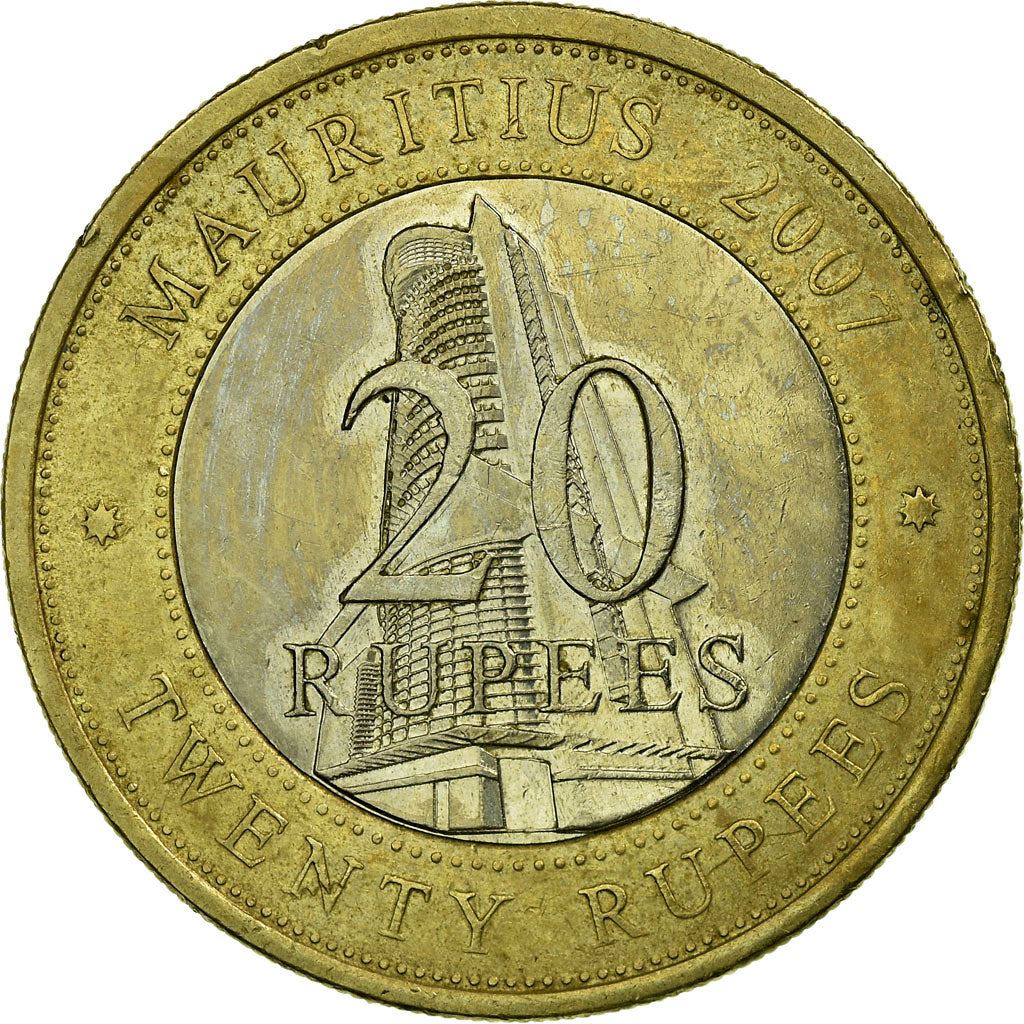 Mauritius 20 Rupees Bank of Mauritius | Seewoosagur Ramgoolam Coin | KM66 | 2007