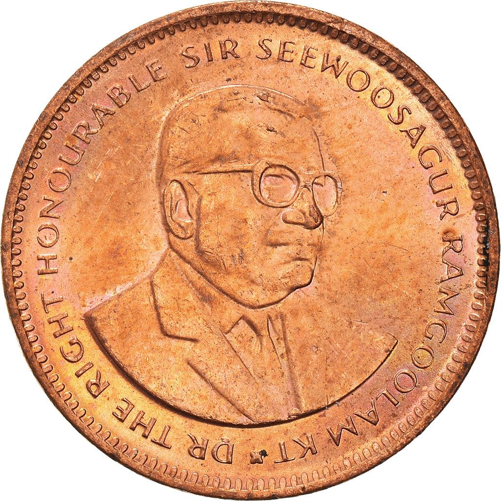 Mauritius 5 Cents - Seewoosagur Ramgoolam Coin | KM52 | 1987 - 2017