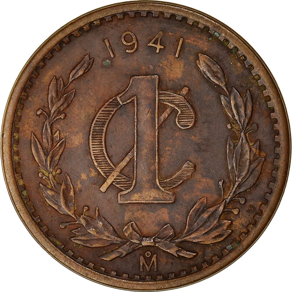 Mexico 1 Centavo | Estados Unidos Mexicanos | Encina Coin | KM415 | 1905 - 1949