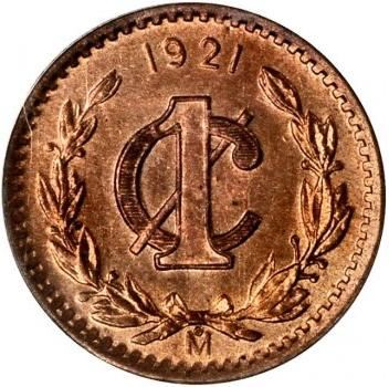 Mexico 1 Centavo | Estados Unidos Mexicanos | Encina Coin | KM415 | 1905 - 1949