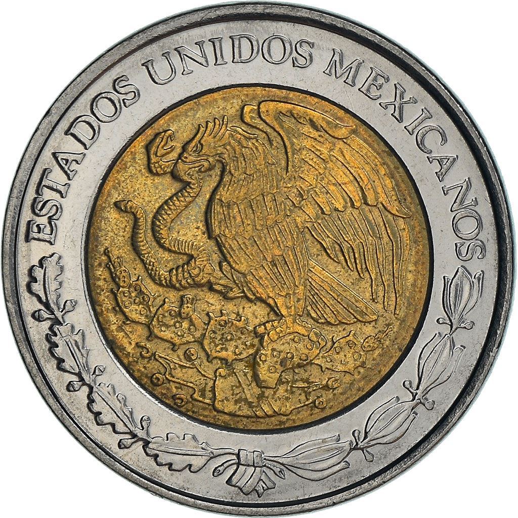 Mexico 1 Peso Coin | Aztec calendar | Piedra del Sol | Golden Eagle| Ring of Splendor | KM603 | 1996 - 2021