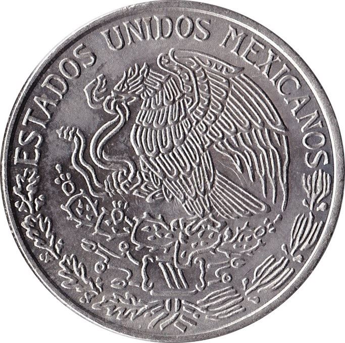 Mexico 1 Peso | José Maria Teclo Morelos y Pavón | Eagle Coin | KM460 | 1970 - 1983