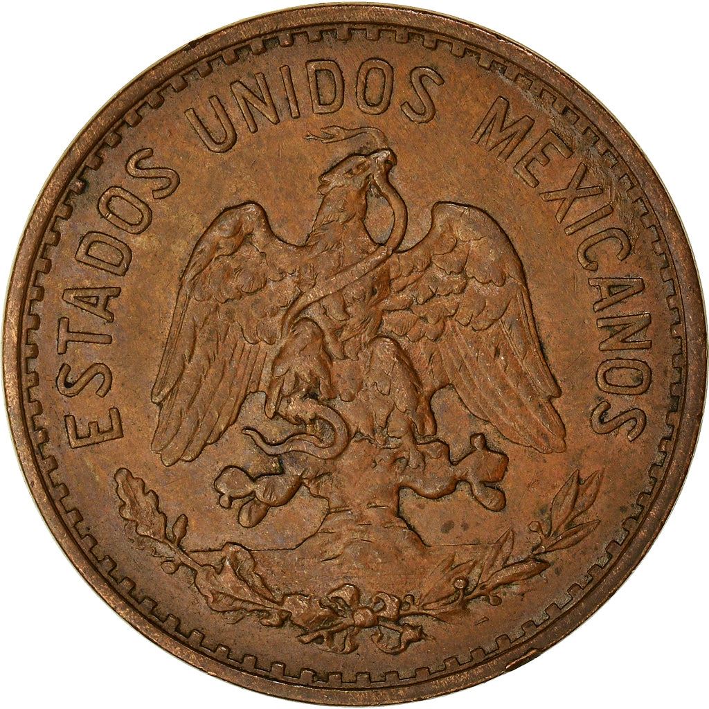 Mexico 2 Centavos | National arms | Wreth Coin | KM419 | 1905 - 1941