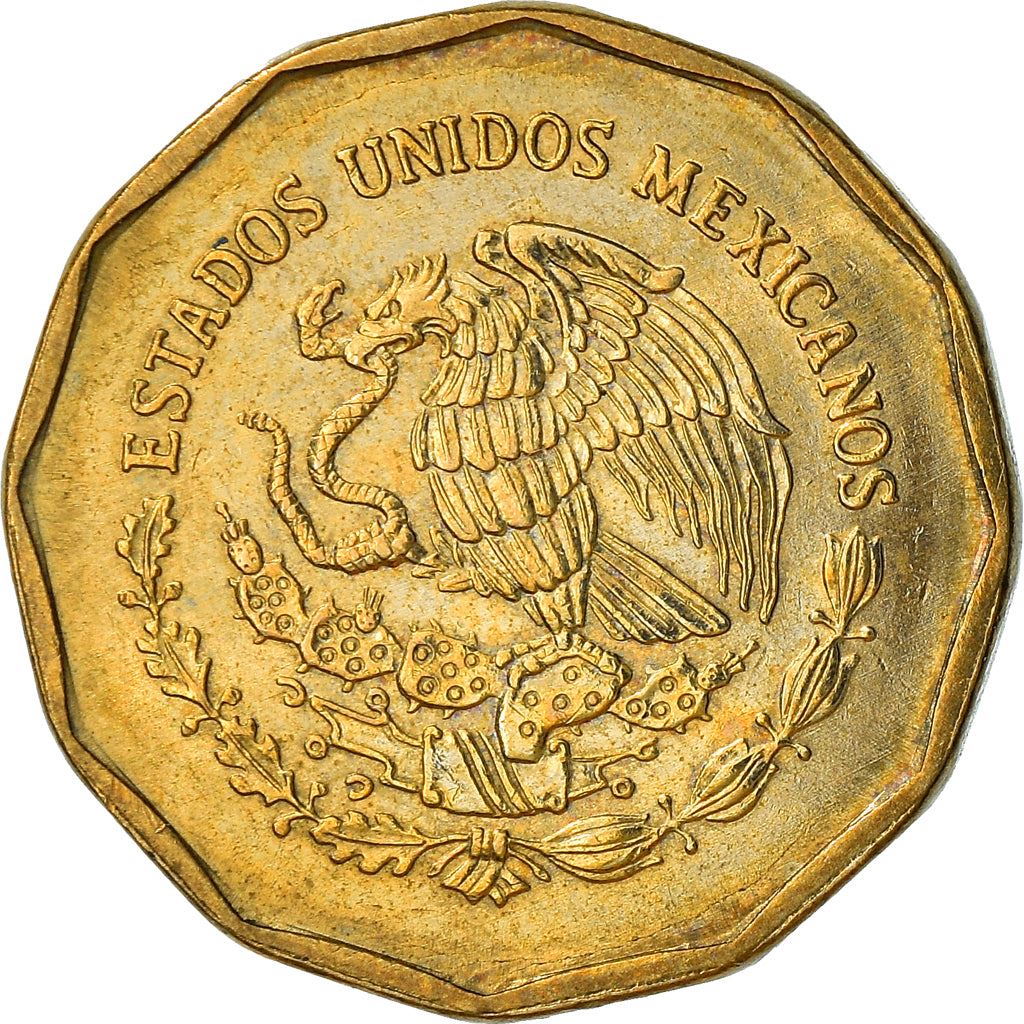 Mexico 20 Centavos | Eagle | Aztec calendar | Piedra del Sol Coin | KM548 | 1992 - 2009