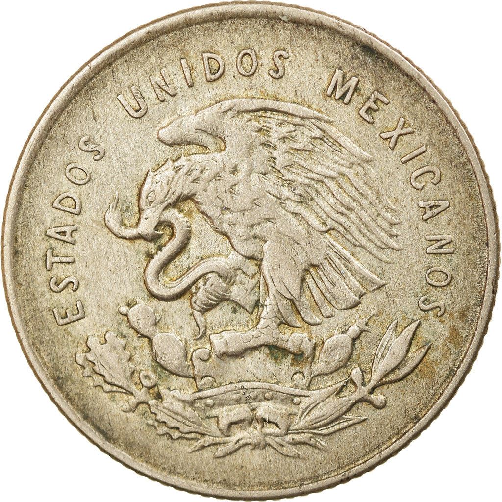 Mexico 25 Centavos | Liberty cap | Silver Coin | KM443 |1950 - 1953