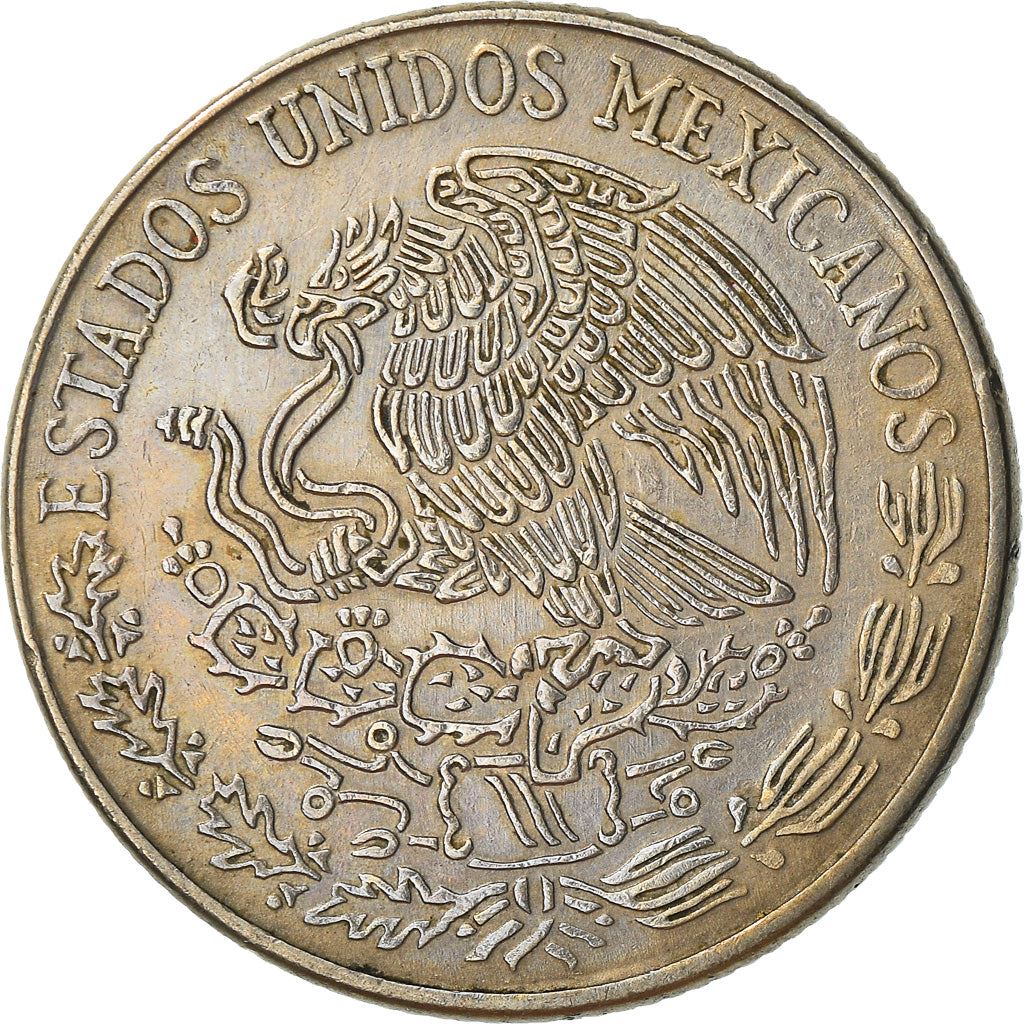 Mexico 50 Centavos |King Cuauhtemoc | Feather crown Coin | KM452 | 1970 - 1983