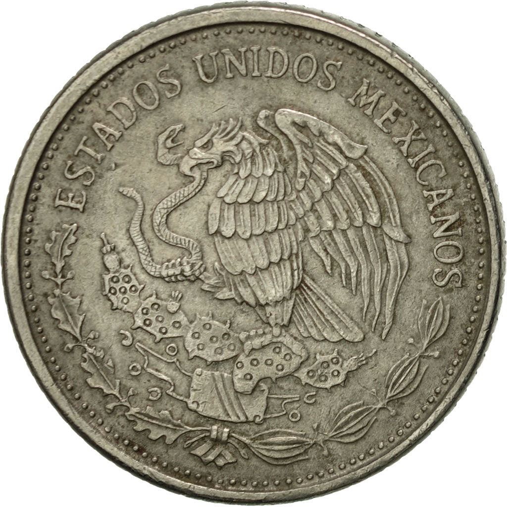 Mexico 50 Pesos | Benito Pablo Juárez García | Eagle | Shield Coin | KM495 | 1984 - 1988