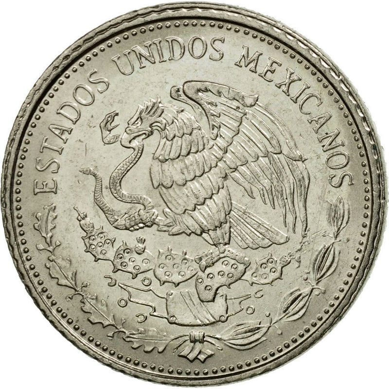 Mexico 50 Pesos | Benito Pablo Juárez García | Eagle | Shield Coin | KM495 | 1984 - 1988