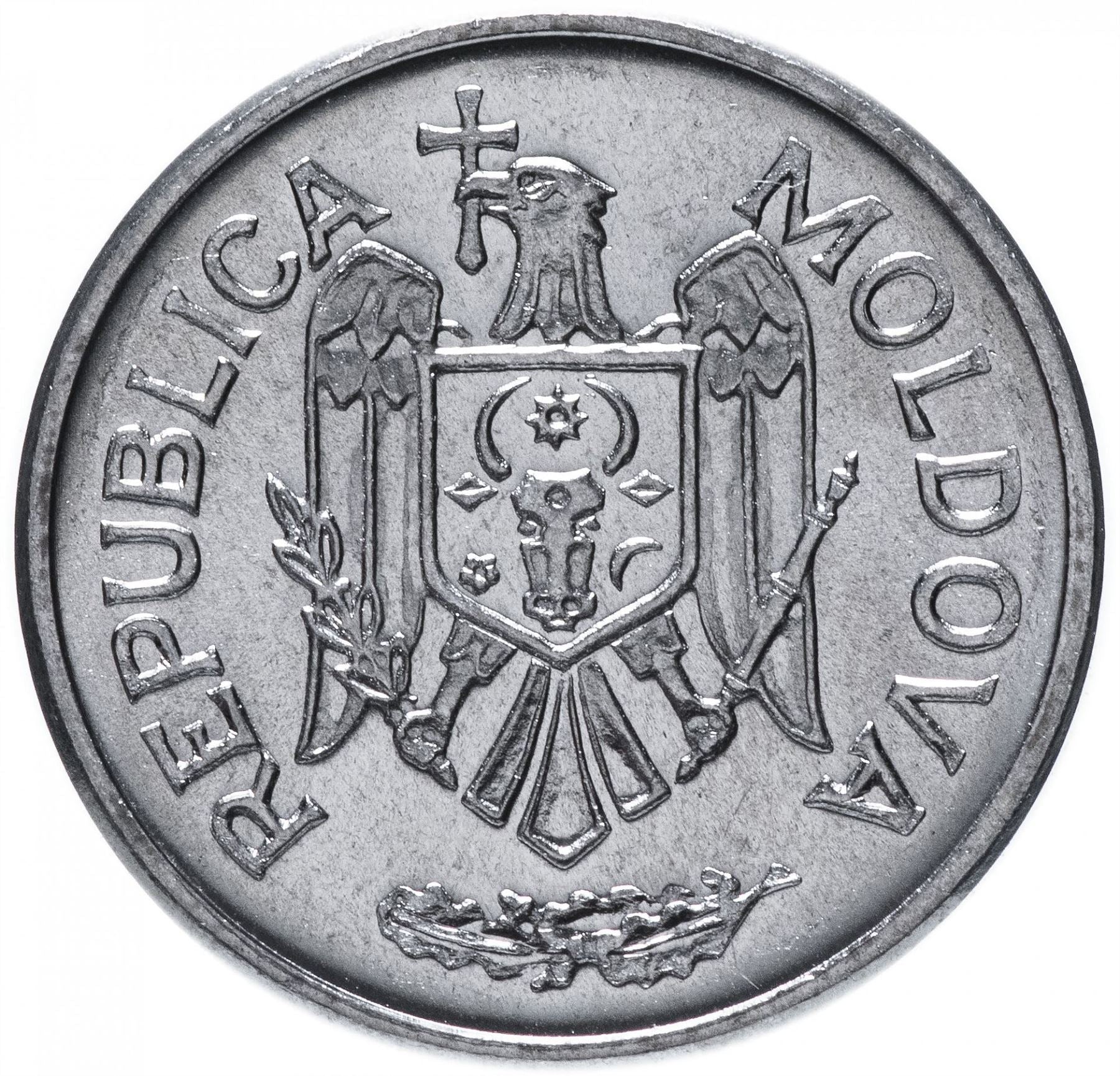 Moldova 10 Bani Coin | Eagle | KM7 | 1995 - 2020