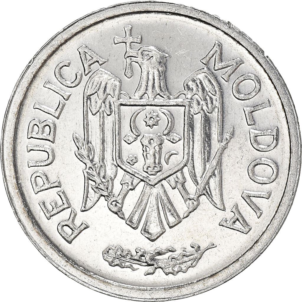 Moldova 25 Bani Coin | Eagle | Oak Leaves | KM3 | 1993 - 2020