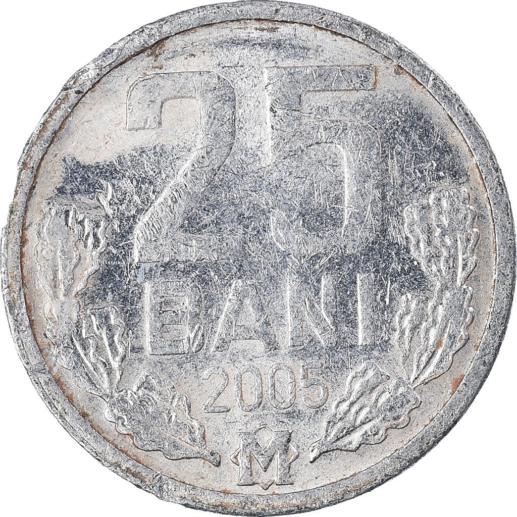 Moldova 25 Bani Coin | Eagle | Oak Leaves | KM3 | 1993 - 2020