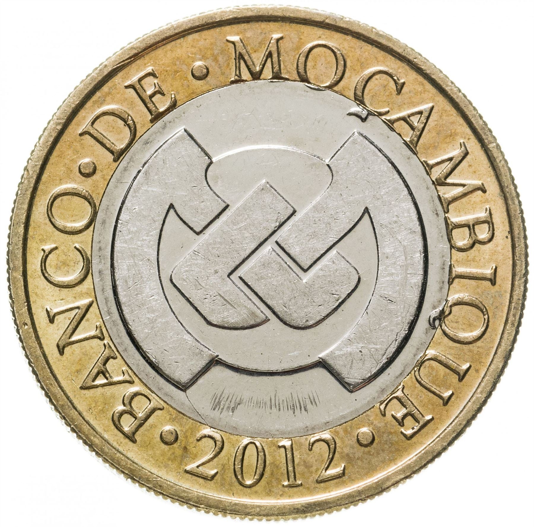 Mozambique | 10 Meticais Coin | Bank Building | KM140 | 2006 - 2012